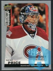 2008-09 Upper Deck Collectors Carey Price #23 Choice Reserve Canadiens